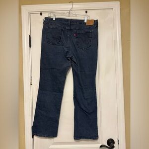 Levi's Dark Blue Straight Leg Jeans